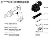 Bosch 0 603 935 042 SR 7,2 Diy-Drill-Driver 7.2 V / GB Spare Parts SR7,2